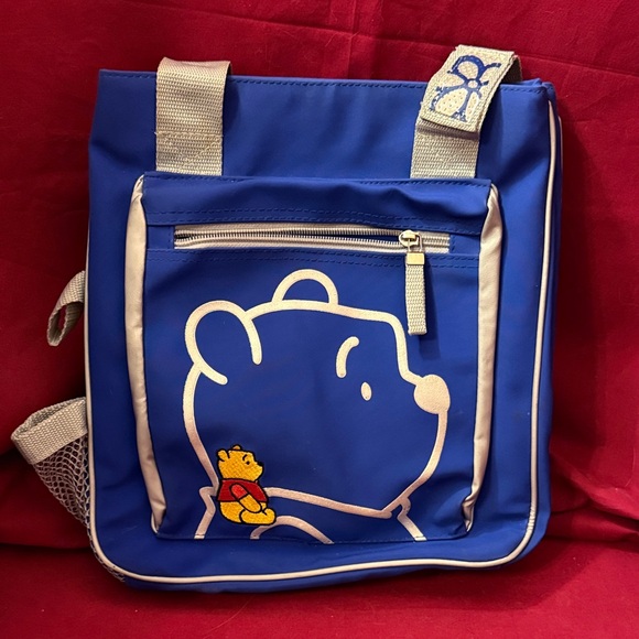 Disney Other - Disney Winnie the Pooh Blue and Gray Character Travel Bag